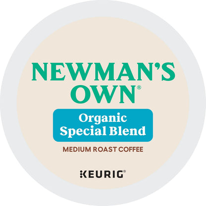 Newman's Own Organics Medium Roast Coffee K-Cup Pods - Special Blend, 32 Count