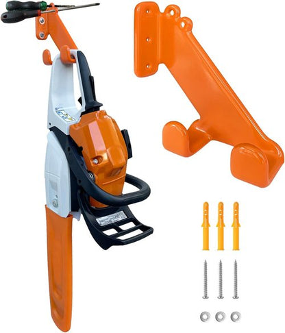 Chainsaw Hanger - Heavy Duty Wall Mount Holder for Garage Organization | 1 Pack Storage Rack