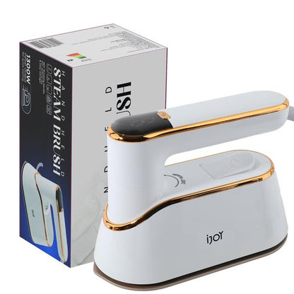 iJoy Travel Steamer Iron 1200W Portable Handheld with 4 Modes & LCD Display – Fast Heating in 10s, 180° Swivel Handle, Powerful Wrinkle Remover for Home, Dorm & Travel| Plancha a Vapor Para Ropa