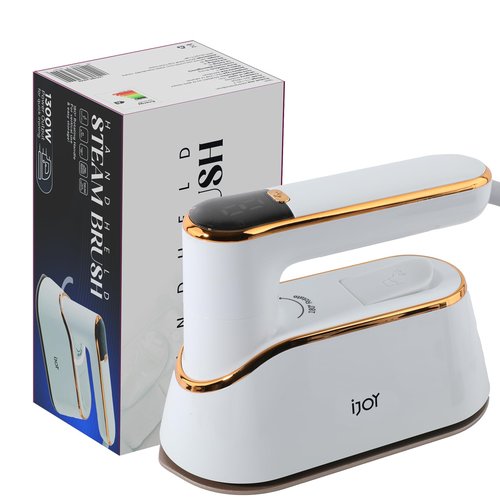 iJoy Travel Steamer Iron 1200W Portable Handheld with 4 Modes & LCD Display – Fast Heating in 10s, 180° Swivel Handle, Powerful Wrinkle Remover for Home, Dorm & Travel| Plancha a Vapor Para Ropa