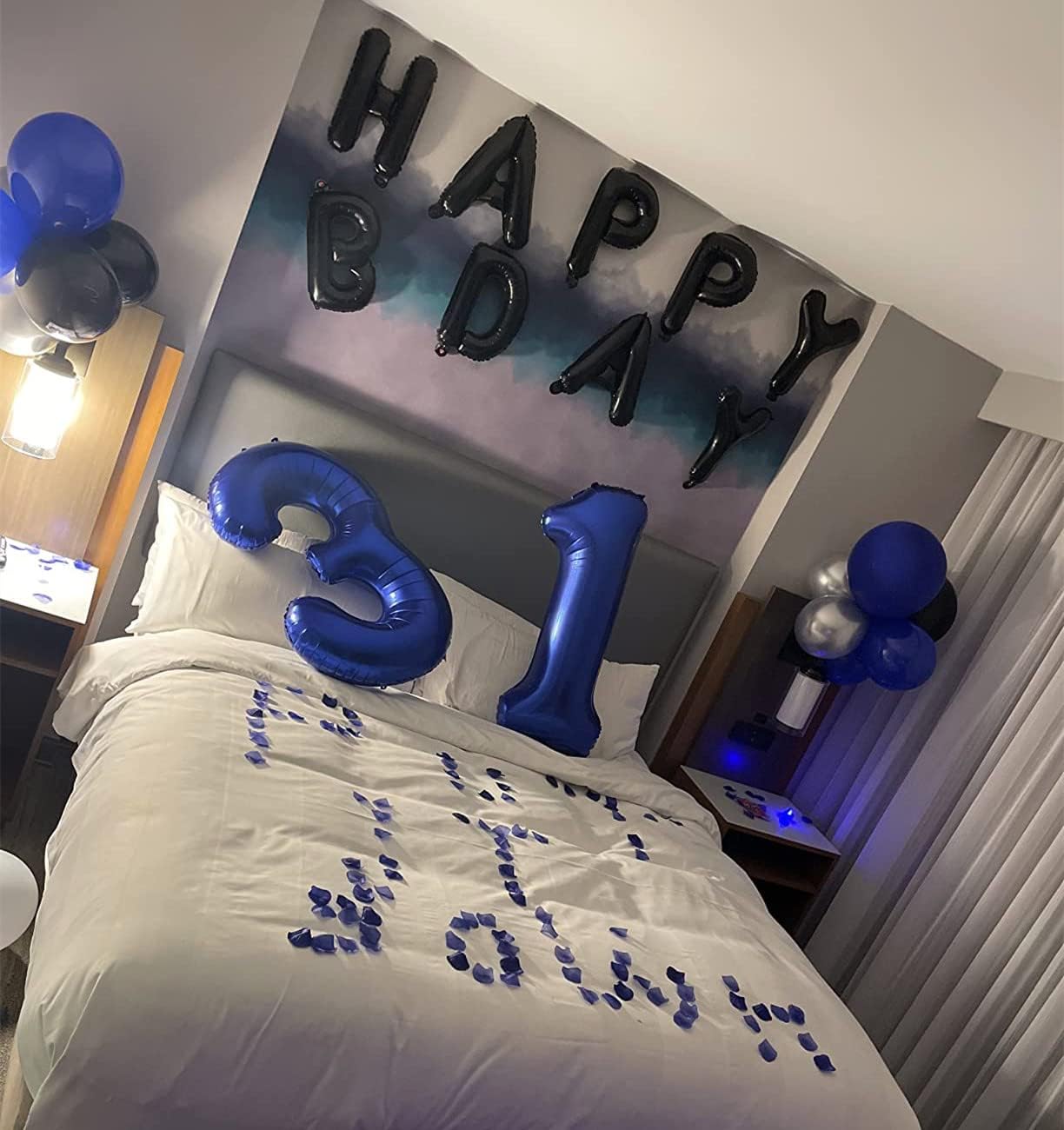 Number 3 Balloons - 40 Inch Navy Blue Birthday Balloon for Three Year Old Celebrations