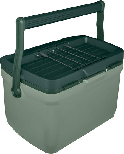 Stanley Adventure Outdoor Cooler 16 Qt - Heavy Duty Camping Ice Chest with Easy Carry Handle | 36-Hour Cooling | BPA-Free | Stanley Green