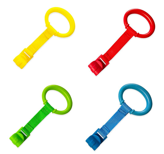 Skiennix Baby Pull Up Rings - Walking Assistant for Infants & Toddlers | 4-Piece Set
