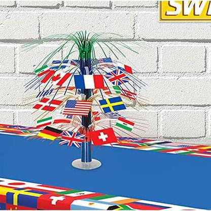 Beistle International Flag Cascade Centerpiece