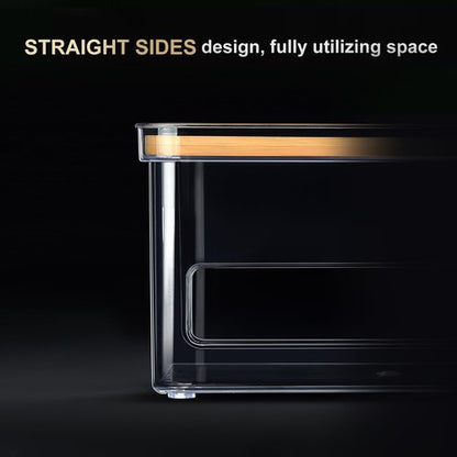 Hudgan Medium (8 Gallon) Trash Bag/Garbage Bag Dispenser with Bamboo Top Suitable for Kitchen Under Sink