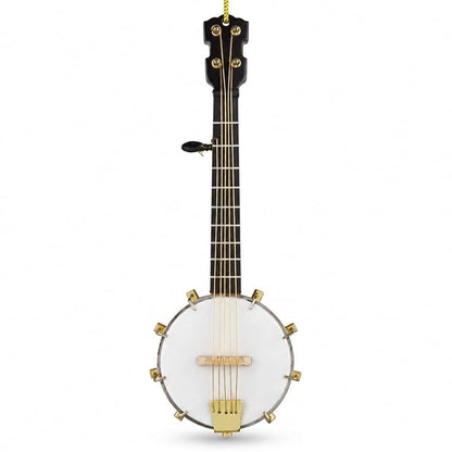 Banjo Tree Ornament – Realistic Miniature Holiday Décor for Music Lovers