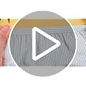 Tranqun Stripe Ruffled Bed Skirt Queen Size 16 Inch Drop Light Green