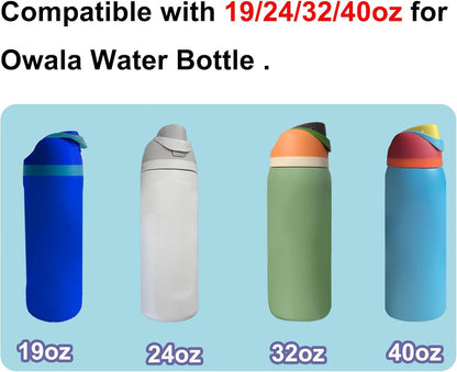 Owala FreeSip Replacement Water Bottle Gaskets - 6 Pcs Silicone Lid Seal Accessories
