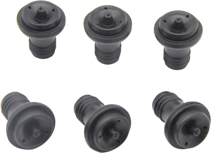 Wine Stoppers, Vacuum Stoppers for Wine Saver Vacuum Pump Preserver Edible Grade Rubber Wine Stopper, Keep Your Wine Fresh Pack of 6