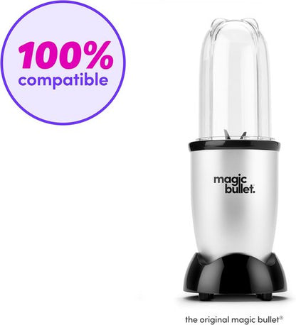 Magic Bullet 22 Ounce Travel Mug - Flip Top Lid for Easy Drinking | Sleek Black Design