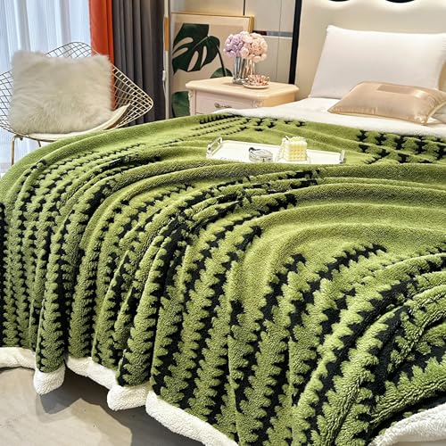 Large Bohemian Throw Blanket 80x90 Light Grey Ultra Soft Reversible Fleece