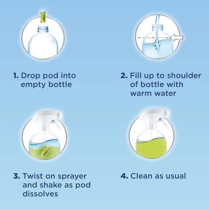 Windex 1 Gallon Refill, Glass Cleaner Refill 1 Gallon Original - With 1 Dissolve Pod - Makes 26oz