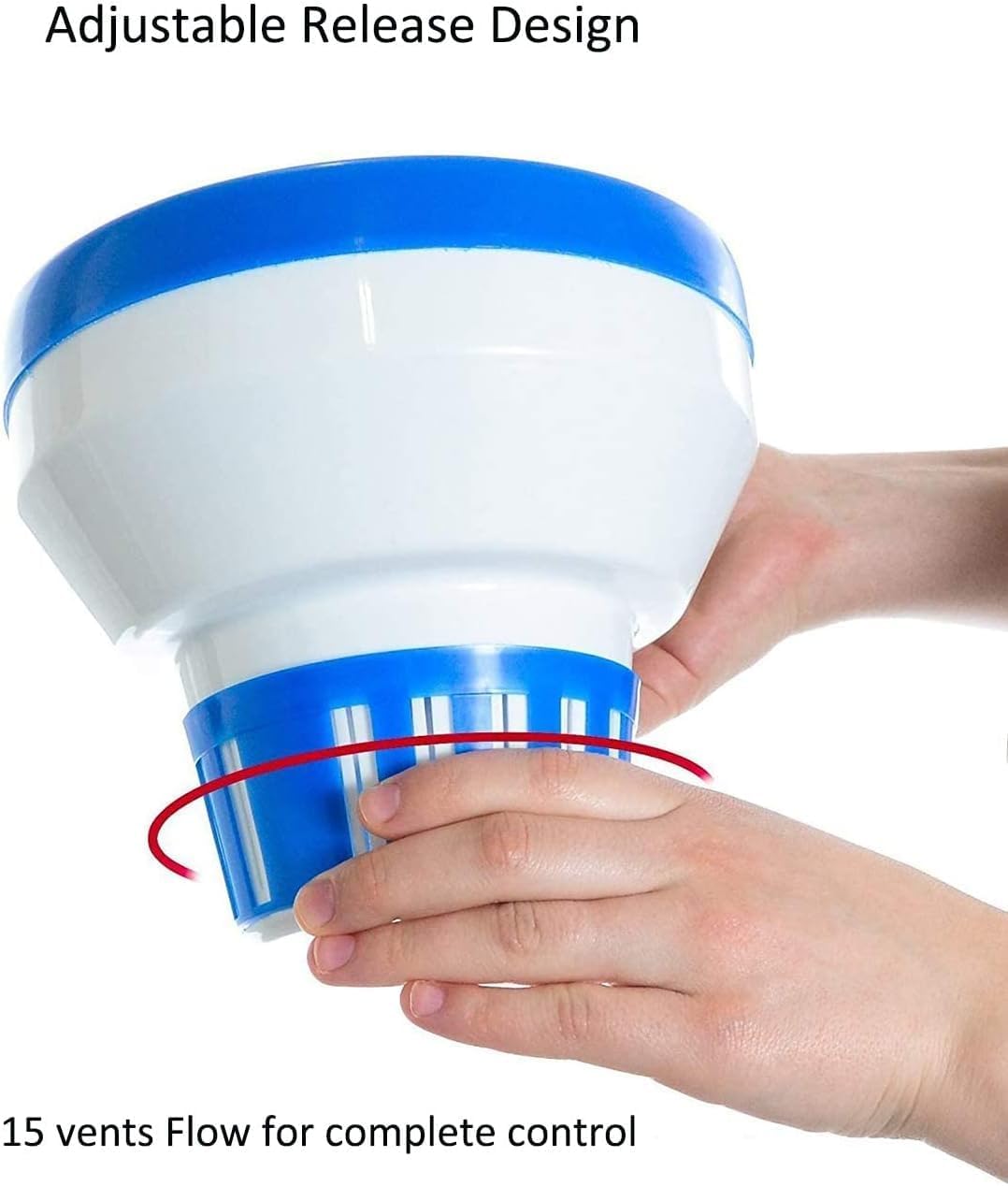 Skiennix Floating Chlorine Dispenser - Large Capacity 7" Chlorinator for Pool & Spa | Fits 3" Tablets