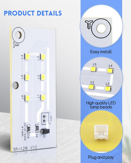 LED Light Bulb Fit for Frigidaire IKEA Electrolux Microwave, Replace 5304517872 5304499540 5304509445 123462-A0 4920115 AP6809088 PS12585761 EAP12585761