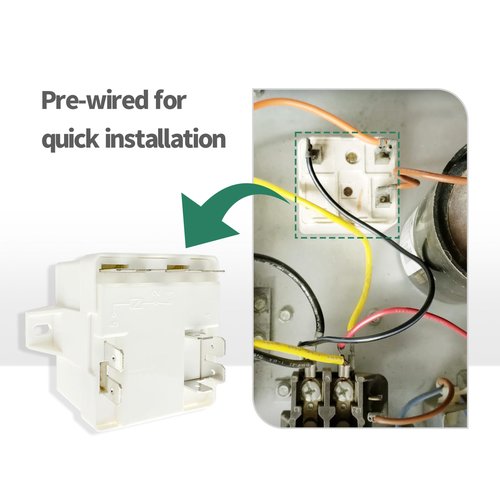 1394121 Relay (040-0166-37) – Compatible with Leer 35A Potential Relay for Refrigeration, HVAC Systems – OEM Quality, Compatible with Freezers and Coolers