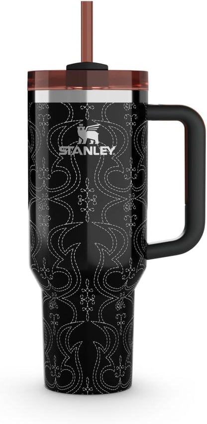 Stanley x Barbie™ 40 Oz Quencher - Retro '80s Western Ken Design for Hydration On-the-Go