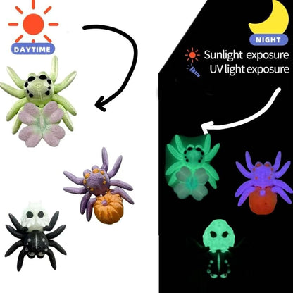 Luminous Spider 3D Printed Magnets - Glow in the Dark Articulated Desk Toy (Variation: Luminous Spider)
