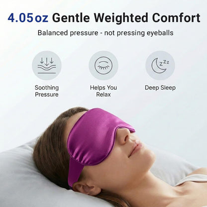 Skiennix Cooling Eye Mask - Fast Relief for Puffy Eyes & Migraines | Reusable Gel Pack in Purple