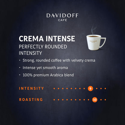 Davidoff Crema Intense Coffee Bottle, 2 x 90 g