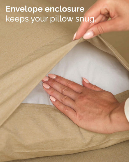 Skiennix Twin XL Sheet Set - Comfy Cooling Bed Sheets with Deep Pockets - Luxury Tan Bedding for All Ages