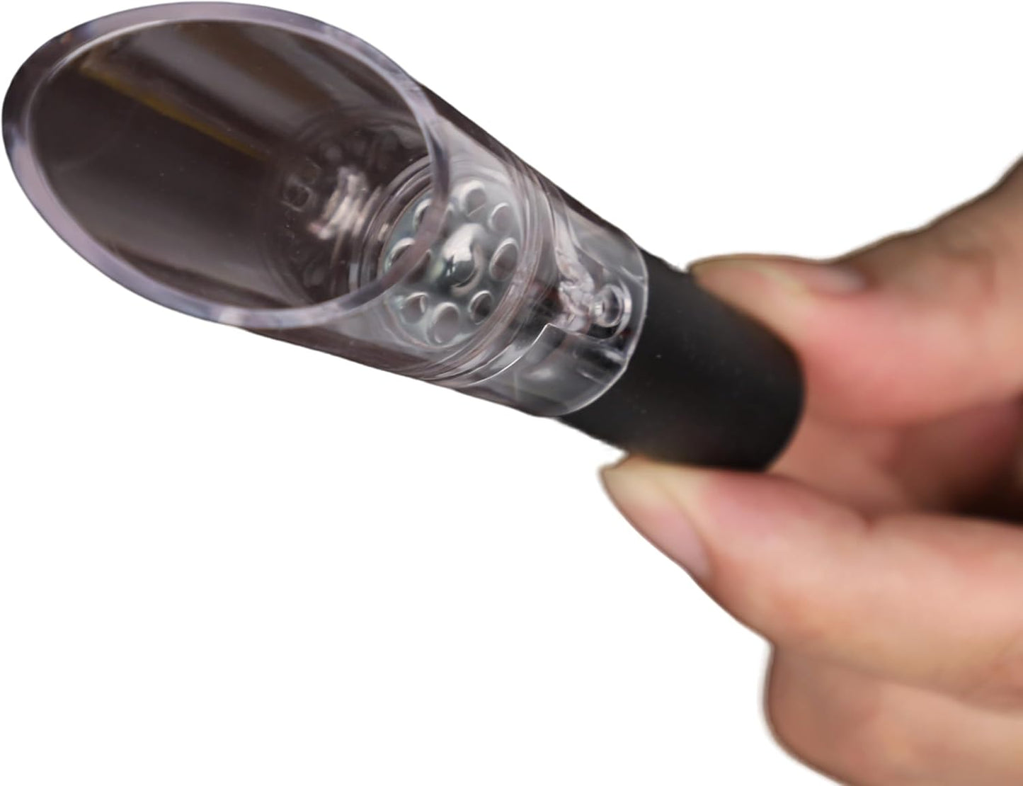 Wine Aerator Pourer | Premium Aerating Spout and Decanter Set - Improve Taste and Smell Immediately,Perfect Wine Gift(2PCS)- Black