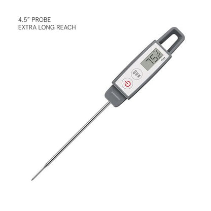 Lavatools PT09 Digital Thermometer - Super-Quick Cooking & Meat Probe, Splash Proof, 4.5" | °C/°F Toggle