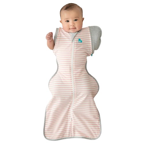 Love to Dream Swaddle Up Transition Swaddle - Zip-Off Wings for Easy Transition, 1.0 TOG, 19-24 lbs, Pink