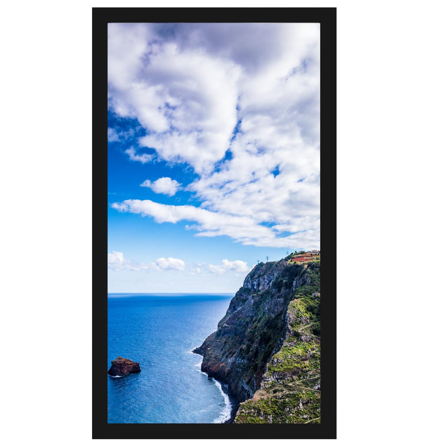 MENNTHUI 10x18 Black Picture Frame, Wall Mounting Horizontally or Vertically, Decoration for Photos, Paintings, Posters, Artwork
