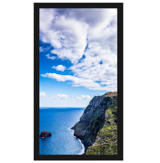 MENNTHUI 10x18 Black Picture Frame, Wall Mounting Horizontally or Vertically, Decoration for Photos, Paintings, Posters, Artwork