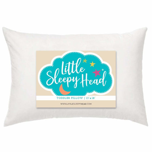 Toddler Pillow 13x18 for Sleeping – Kids Pillow for Toddler Bed, Travel, Daycare & Preschool – Soft Hypoallergenic Cotton Toddler Bed Pillow for Ages 2–5, Small Pillow for Kids Nap Time (1-Pack)