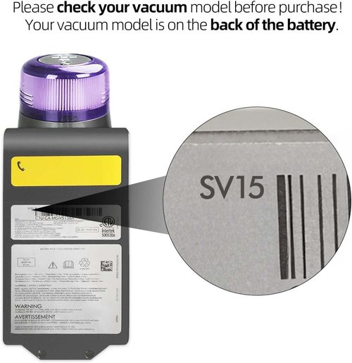 Dyson 2-Pack Replacement Filters - Washable & Reusable for V11 Animal, V11 Torque Drive, V15 Detect