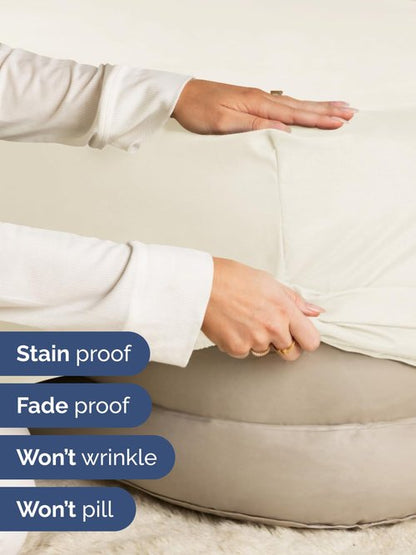 Extra Deep Twin Fitted Sheet - Hotel Luxury Single Fitted Sheet Only - Easily Fits 18 inch to 24 inch Mattress - Ultra Soft, Wrinkle & Fade Free w/Extra Deep Pockets - Breathable & Comfy - Off White