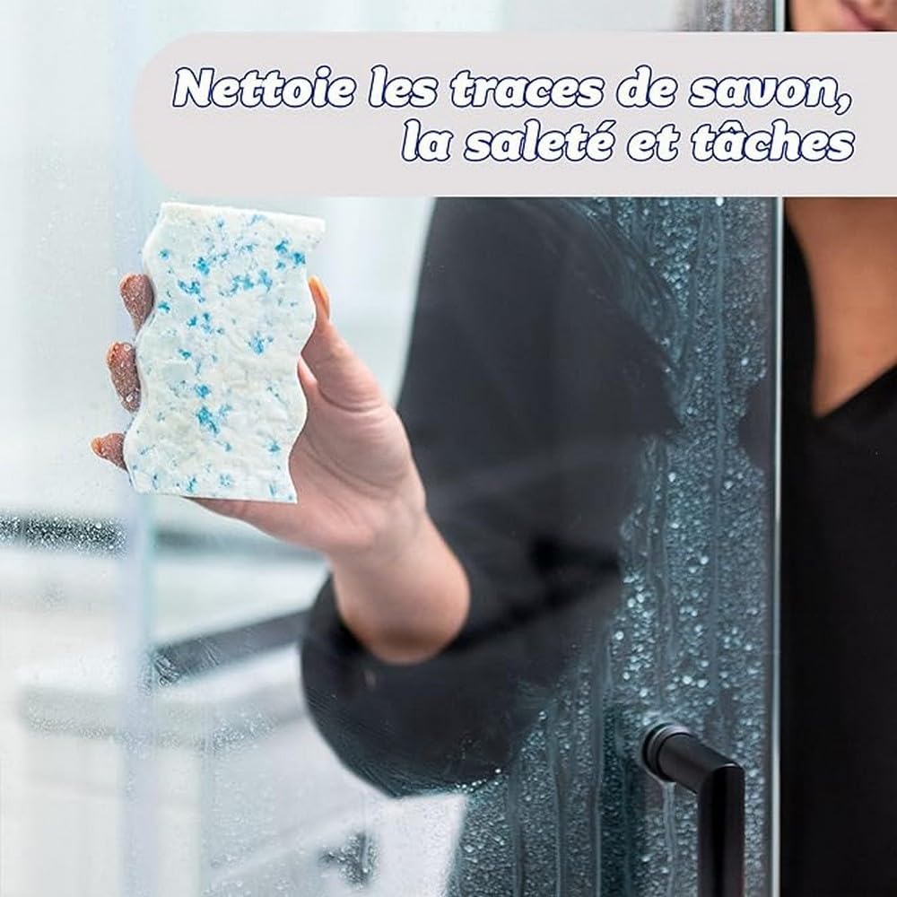 Scrub Daddy Eraser Daddy 10x, Magic Eraser Sponge for Painted Walls, Skirting Board Cleaner, Melamine Sponges, Dual-Sided Scrubber Pads, All Purpose Cleaning Sponges, Magical Mark Remover, 2 Pack