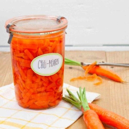 Weck 743 Mold Jar - Versatile Glass Storage Container for Preserving Food | 1.5L Capacity