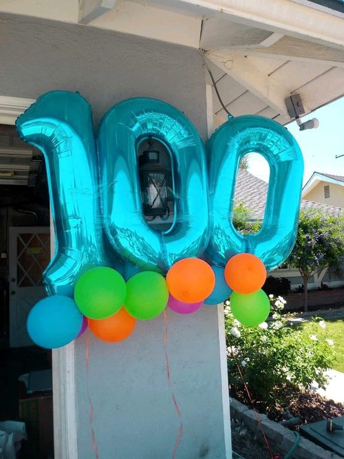 Blue 40-Inch Number Balloon | 0 Balloon for Birthday Celebrations - Perfect Party Decoration