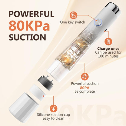 Skiennix Vacuum Sealer - Powerful Handheld Food Preservation with 30 Reusable Bags | Compact Design
