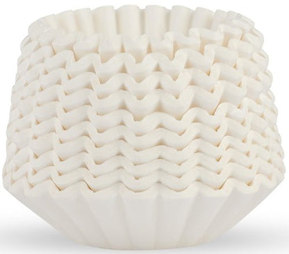 Tupkee 12-Cup Large Coffee Filters - 9.75” x 4.25” - 500 Count - Tall Walled to Prevent Ground Overflow - Compatible with Bunn 12 Cup Commercial Coffee Maker & Large Home Machines - Made in the USA