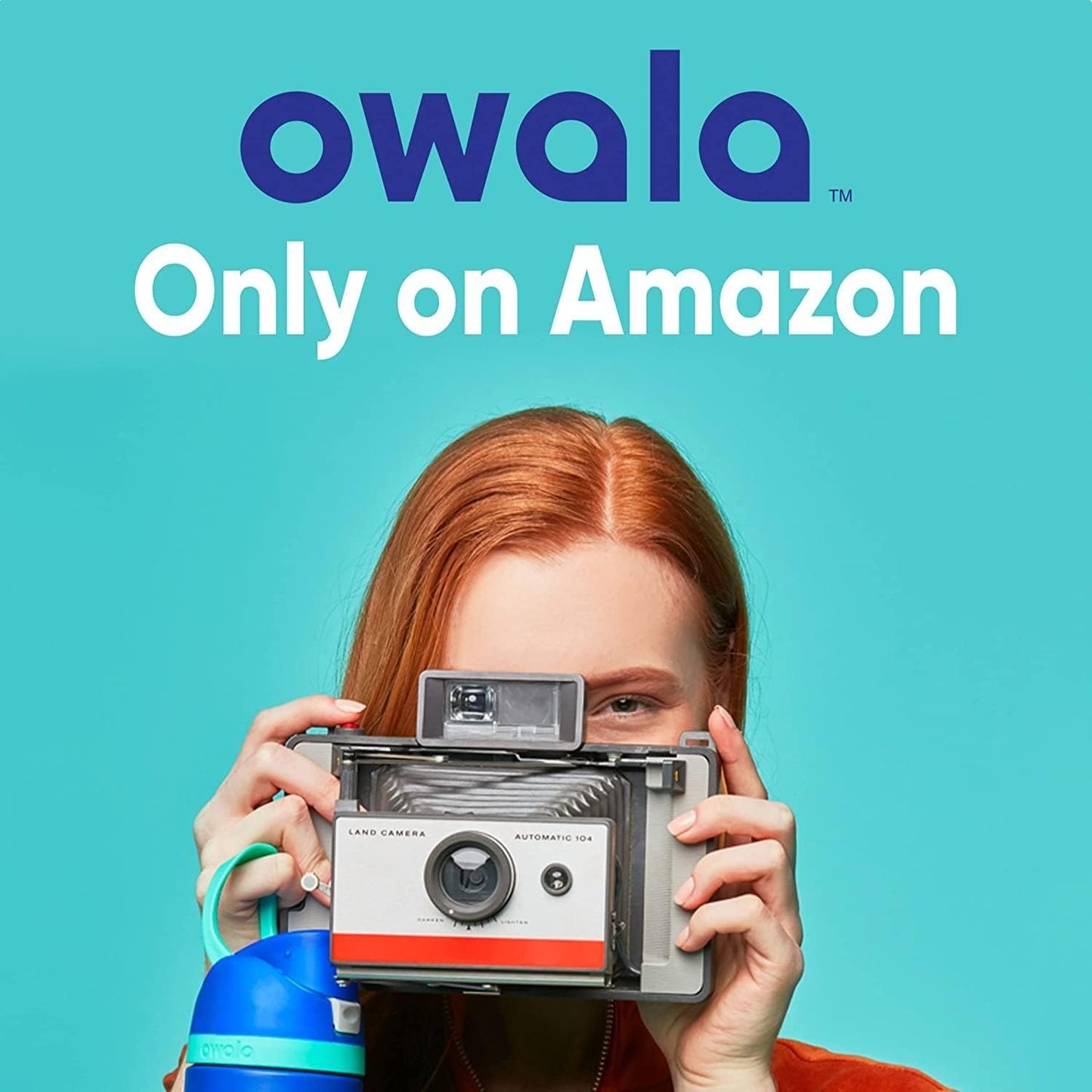 Owala FreeSip Insulated Stainless Steel Water Bottle - 40 oz BPA-Free | Ideal for Sports, Travel & School - Foggy Tide