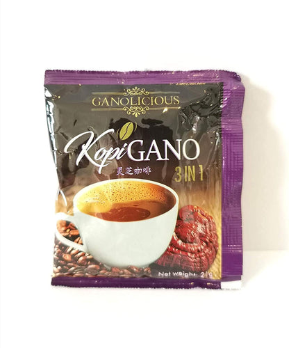 1 box of Gano Excel Original Ganocafe 3-in-1 Coffee Ganoderma Extract Beverages