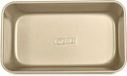 Glad Loaf Baking Pan - Nonstick Heavy Duty Bakeware for Perfect Bread & Cakes | 9.5 x 5.62 x 2.5 Inches