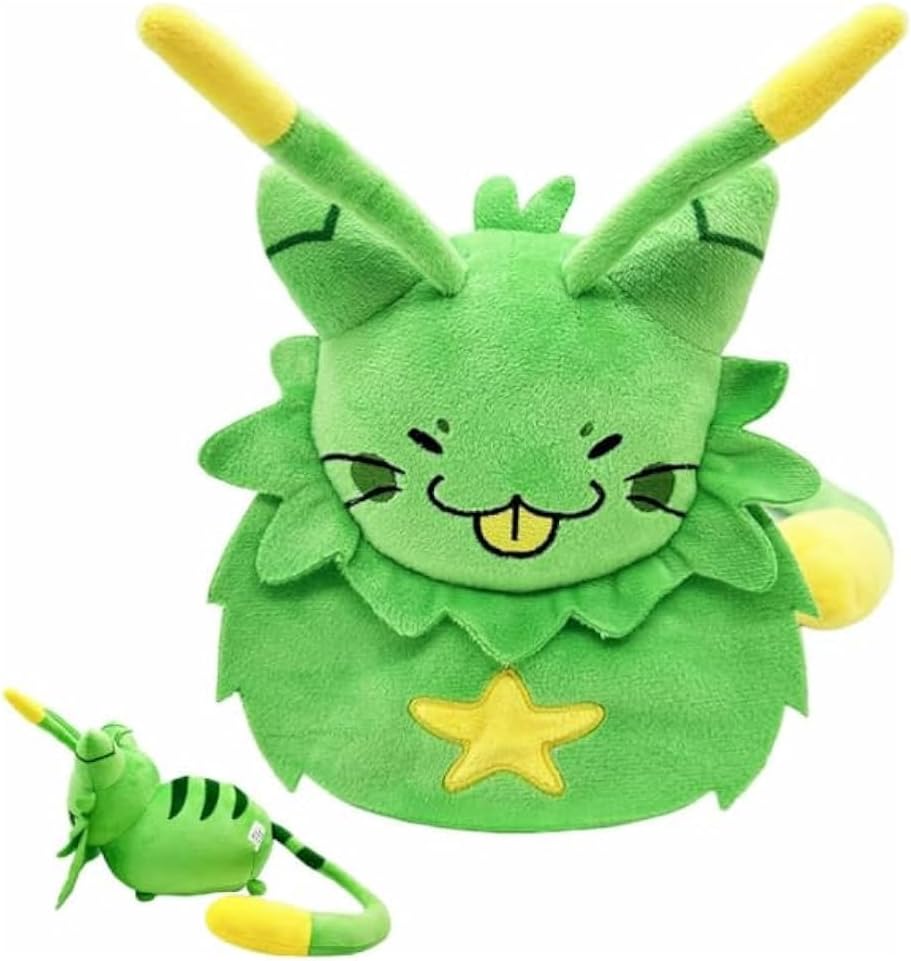 Regine Switzerland Gnarpy Plush | Adorable Alien Cat Toy - Perfect Gift for Fans (Green)