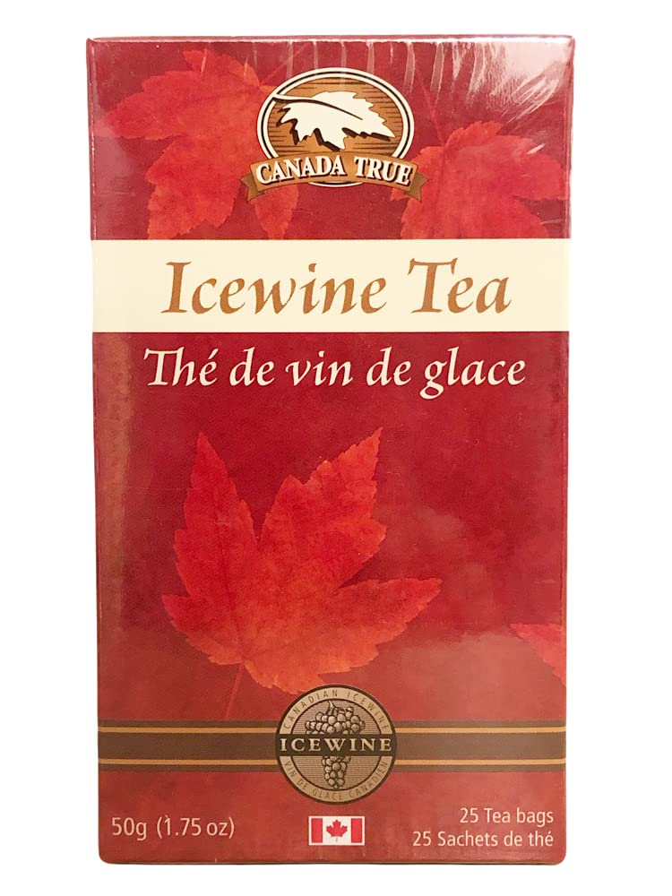 Canada True Icewine Tea, 25 Tea Bags, 50g (1.75oz), Product of Canada