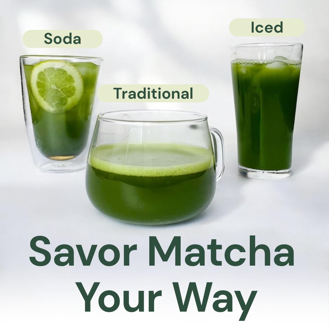 Wako Matcha - Authentic Ceremonial Grade Uji Matcha Green Tea Powder | 40g (1.4 oz) for Café-Quality Drinks