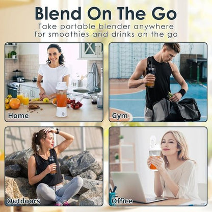 Black Knight Personal Blender - Cordless 24oz Portable Juicer for Smoothies & Fresh Juices - Self-Cleaning, BPA-Free