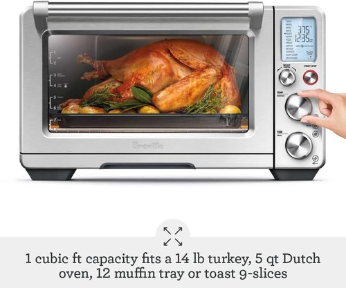 Breville Smart Oven Air Fryer Pro - Versatile Convection Cooking | Brushed Stainless Steel Finish