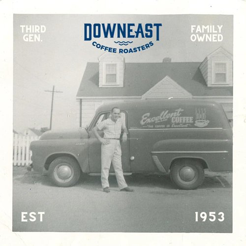 Downeast Coffee Roasters Whole Bean Coffee - Supreme Crema Espresso Blend - 2 lb Bag from Central & South America
