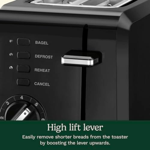 Cuisinart CPT-122BK 2-Slice Toaster - Compact Design with 7 Shade Settings & Bagel Slots | Black