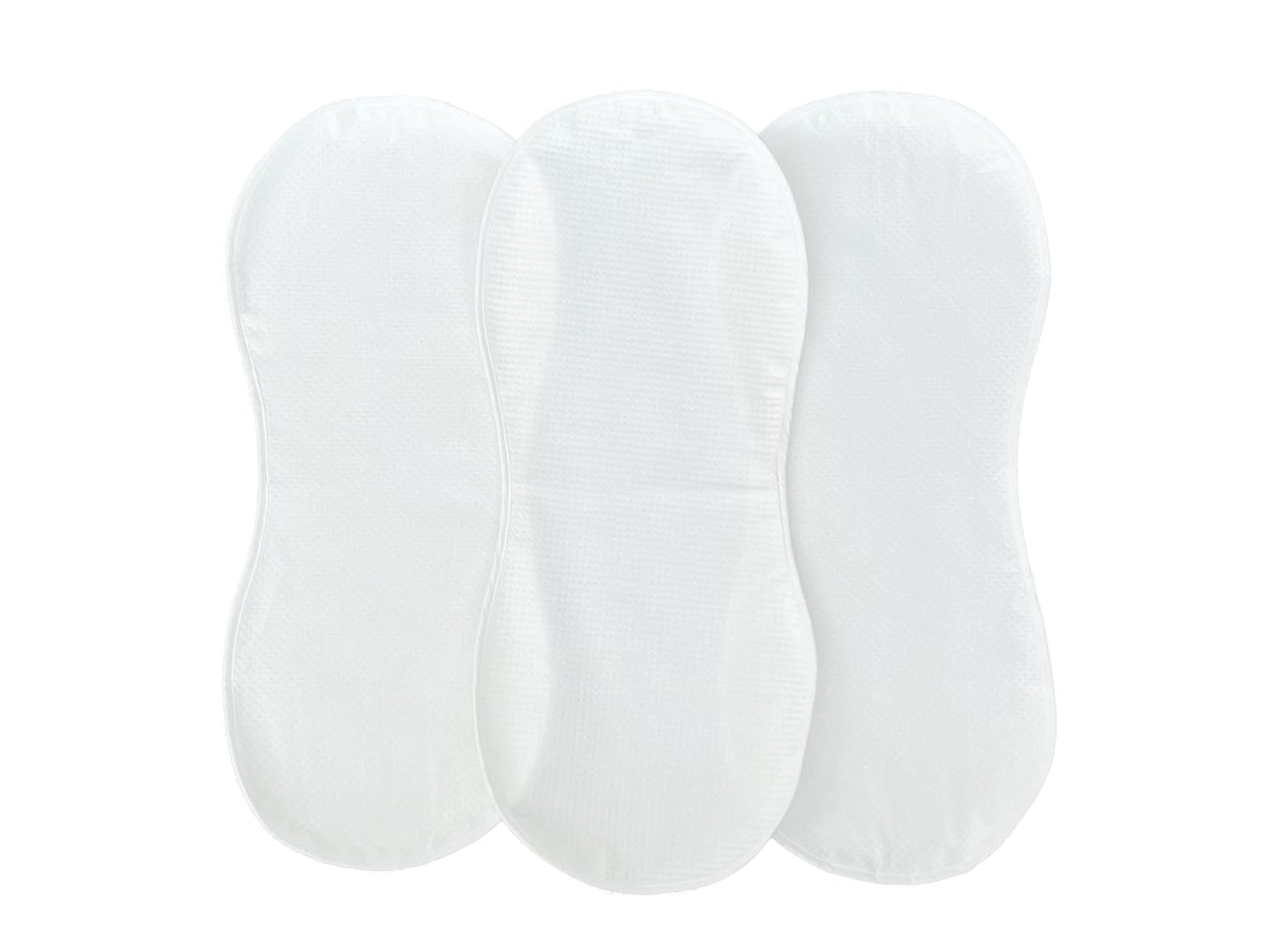 Skiennix Changing Pad Liner - Super Soft & Waterproof for Peanut Shaped Pads | 3 Pack