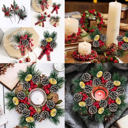 Natural Mini Pine Cones for Holiday Decor & Crafts - 160pcs