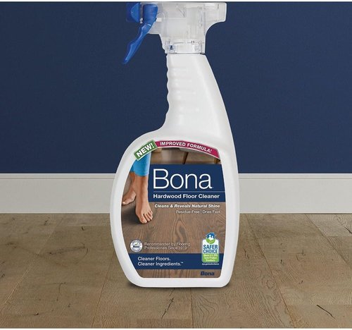 Bona Hardwood Floor Cleaner - Powerful 36 oz Spray for Streak-Free Shine and Protection